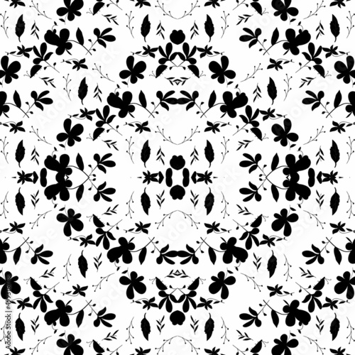 Seamless Pattern With Floral Motifs able to print for cloths  tablecloths  blanket  shirts  dresses  posters  papers.