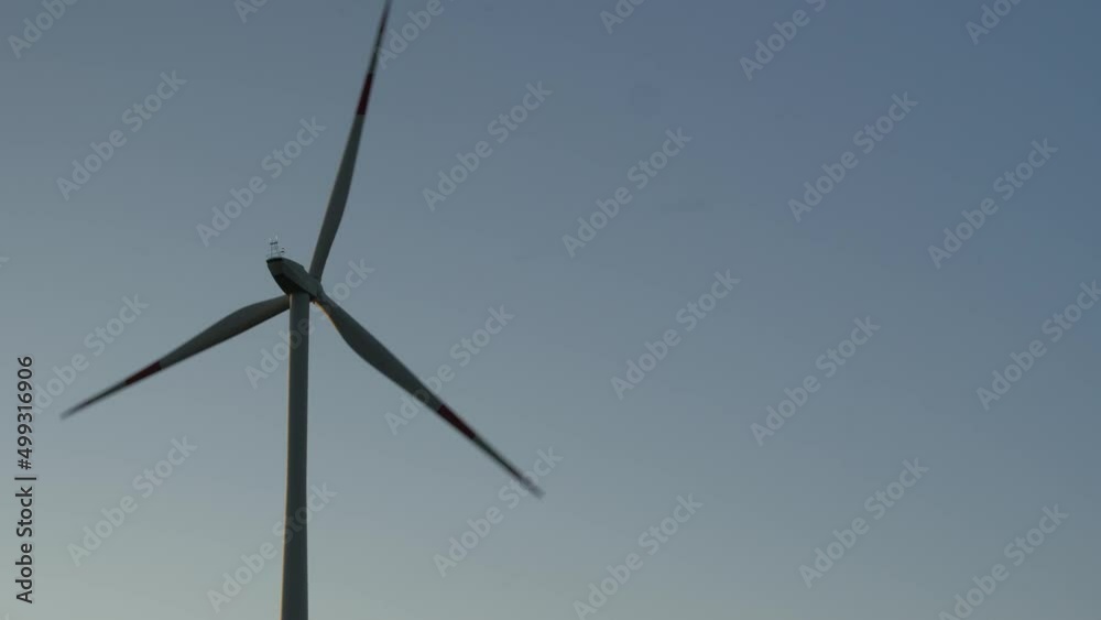 Wind turbines concept of sustainable energy Wind turbines concept of sustainable energy