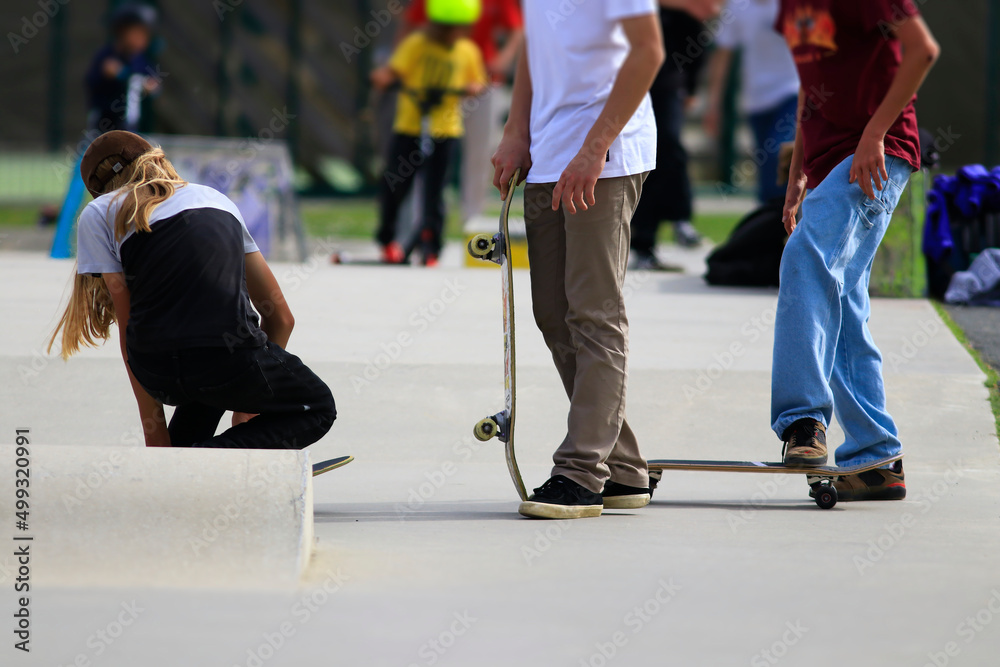 Fototapeta premium Skate park, skateboard