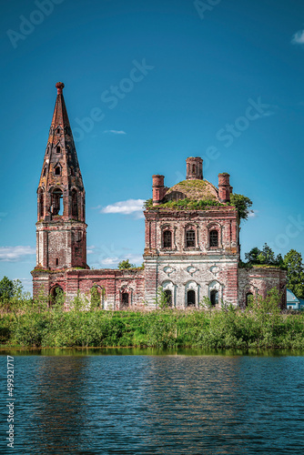 abandoned village church