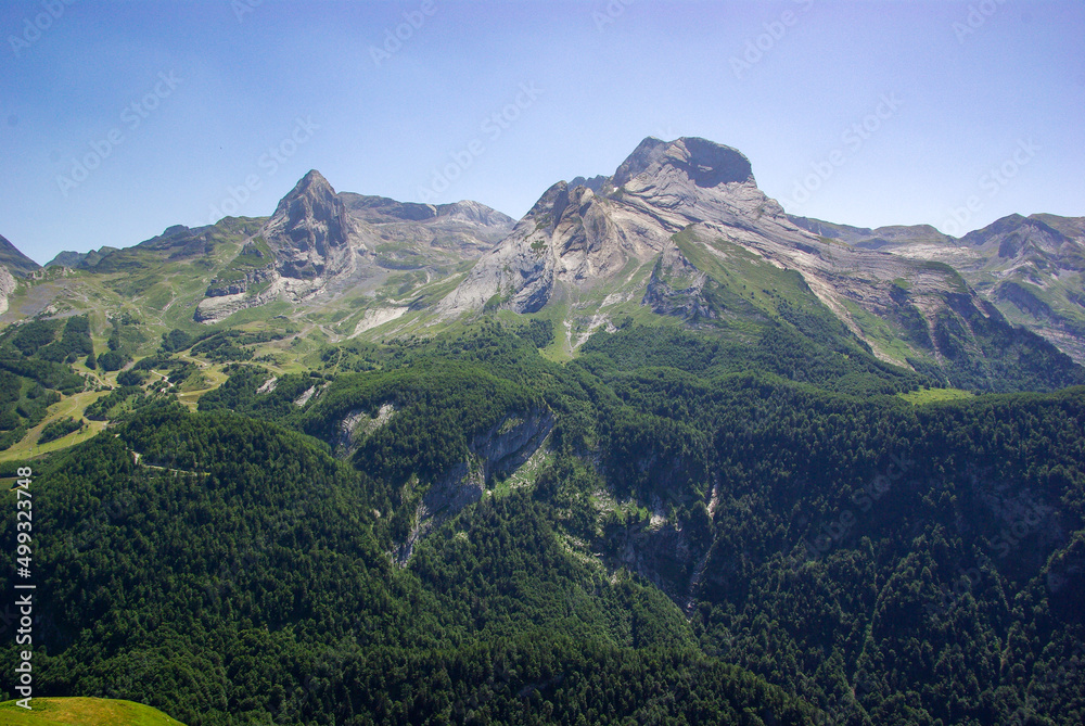 Summer scenery in the French Pyrenees