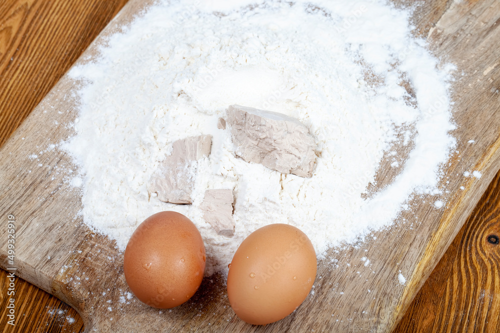 white wheat flour and yeast for cooking yeast dough white wheat flour and yeast for cooking yeast dough