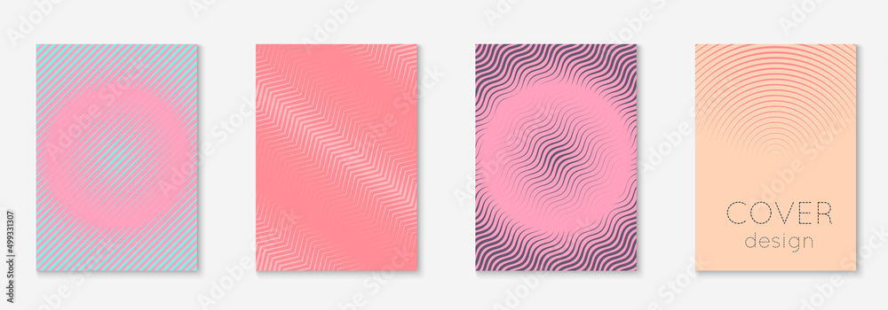 Gradient cover template with line geometric elements and shapes. Gradient cover template with line geometric elements and shapes.