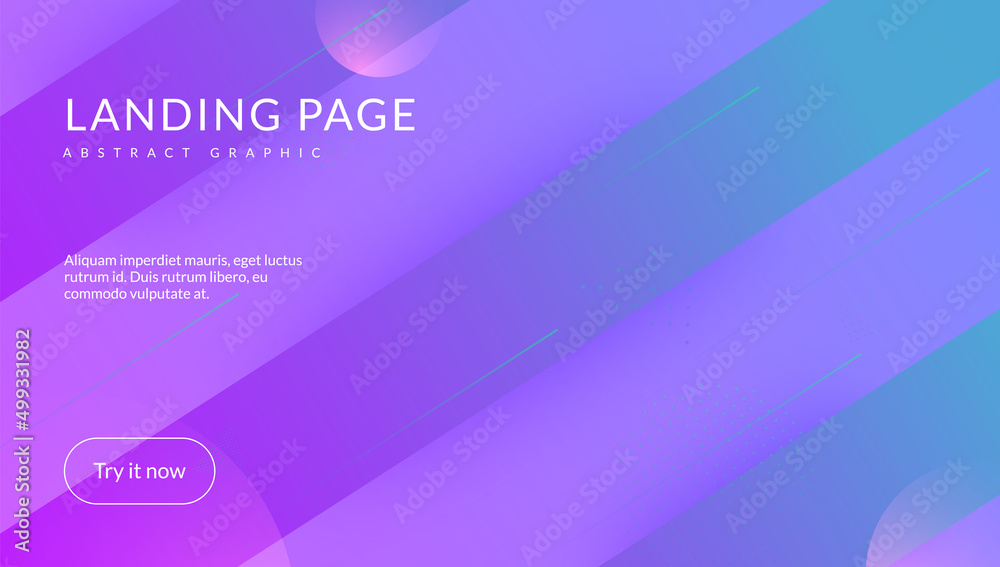 Abstract Banner. Fluid Concept. 3d Landing Page. Blue Hipster Layout. Multicolor Wallpaper. Minimal Poster. Plastic Paper. Color Futuristic Cover. Magenta Abstract Banner