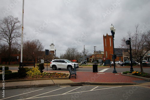 Streetscape view of Franklin, Tennessee