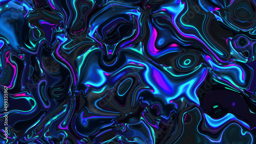 3D rendering abstract oil background. Environmental pollution concept.