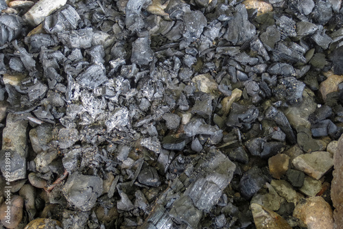 Wallpaper Mural Close-up of charcoal from burning wood       Torontodigital.ca