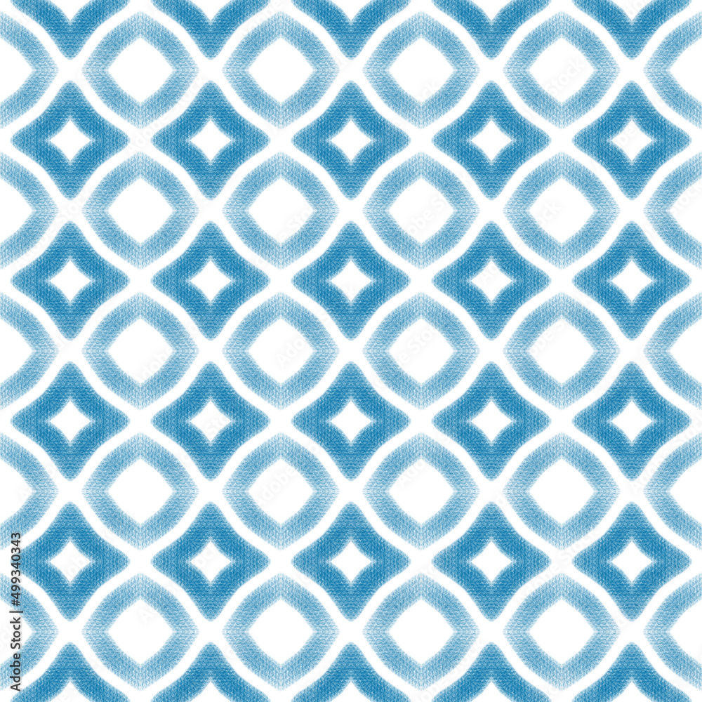 Striped hand drawn pattern. Blue symmetrical Striped hand drawn pattern. Blue symmetrical