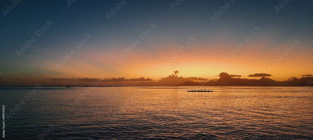 activités nautiques dans le lagon de Tahiti