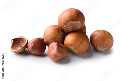 hazelnut nut,hazel white isolated,hazelnut nut pieces,with clipping path