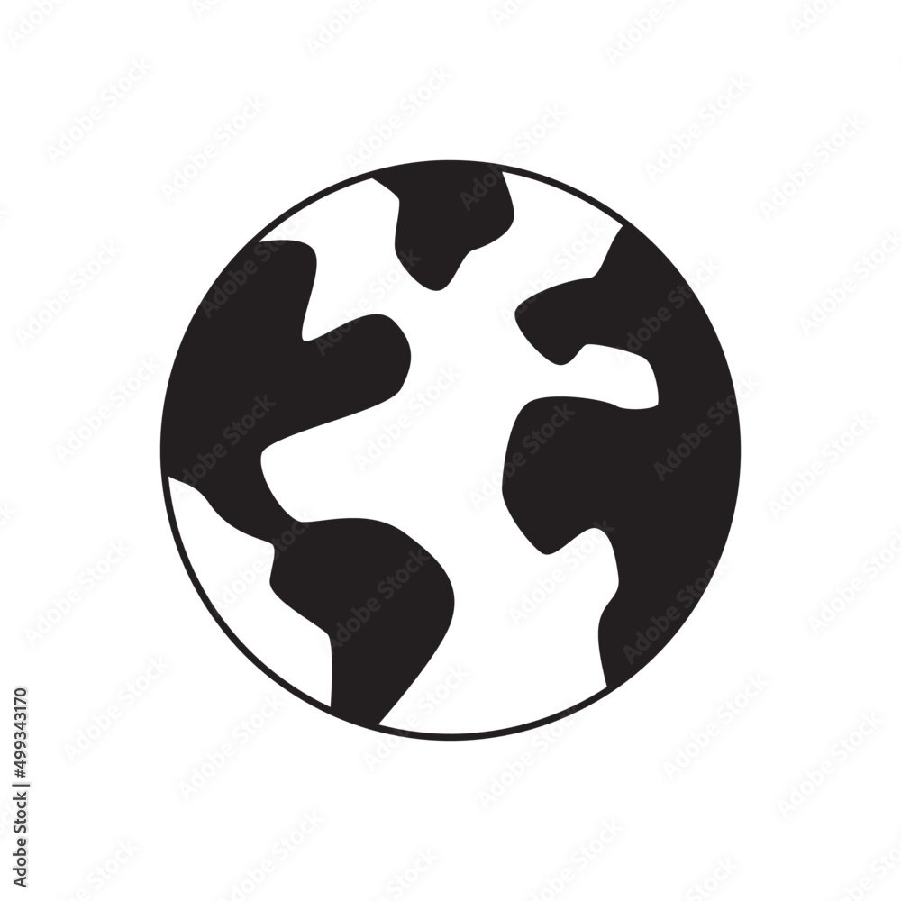 world icon line style icon, style isolated on white background world icon line style icon, style isolated on white background