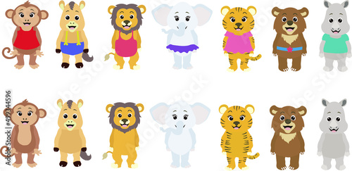 Circus Animals Clipart
