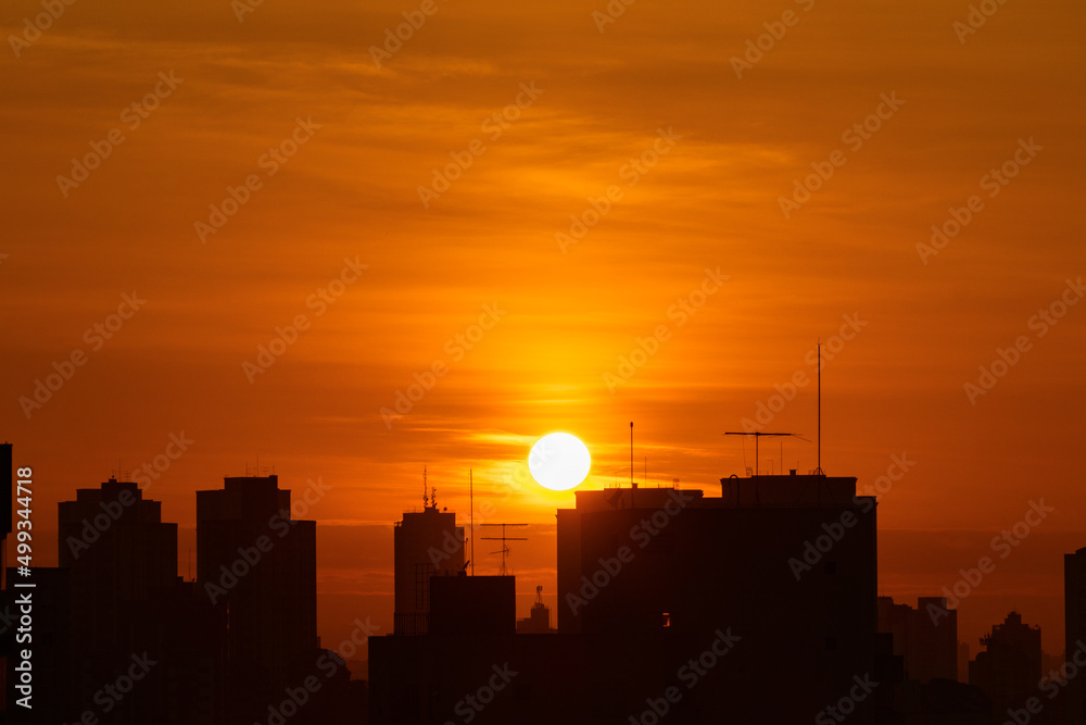 Nascer do sol em São Paulo