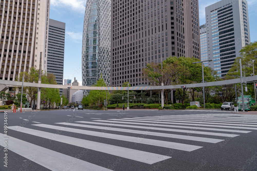 東京都新宿区西新宿の都市景観 東京都新宿区西新宿の都市景観