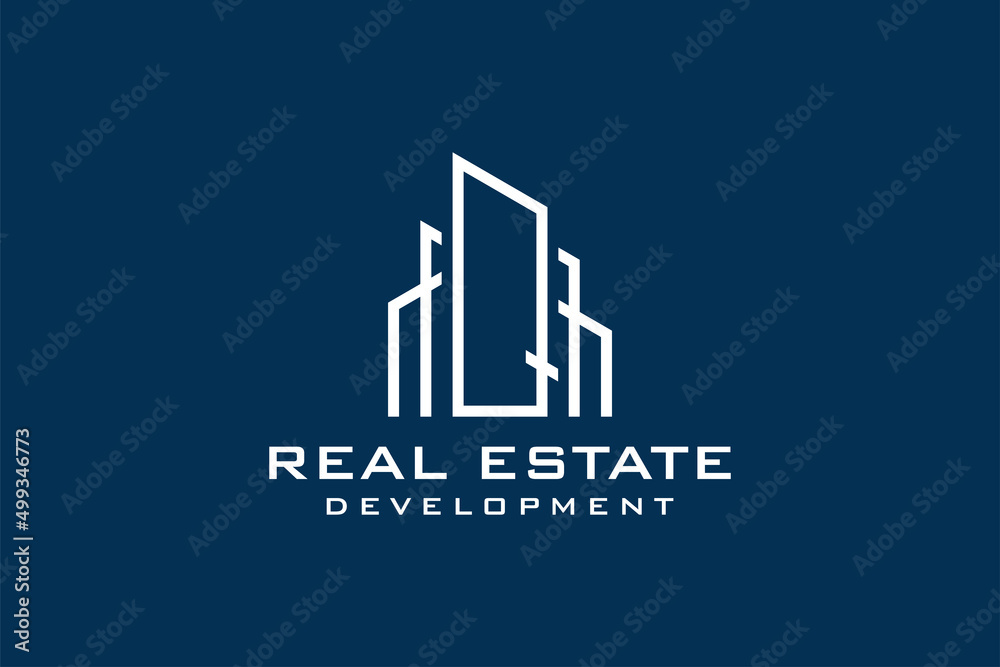 Letter Q for Real Estate Remodeling Logo. Construction Architecture Building Logo Design Template Element.