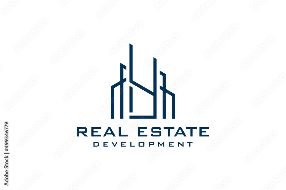 Letter Y for Real Estate Remodeling Logo. Construction Architecture Building Logo Design Template Element.
