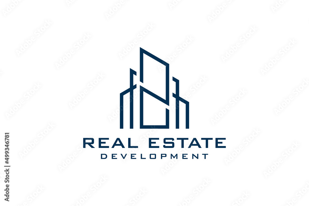 Letter Z for Real Estate Remodeling Logo. Construction Architecture Building Logo Design Template Element.