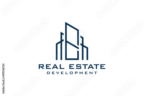 Letter E for Real Estate Remodeling Logo. Construction Architecture Building Logo Design Template Element.