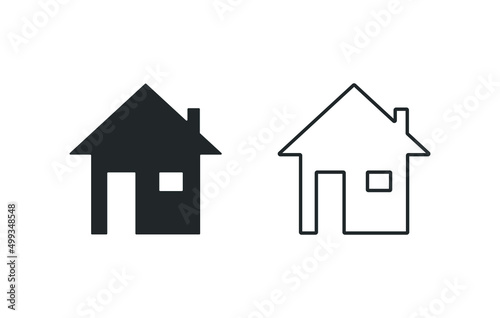 Home icon vector for web, computer and mobile app