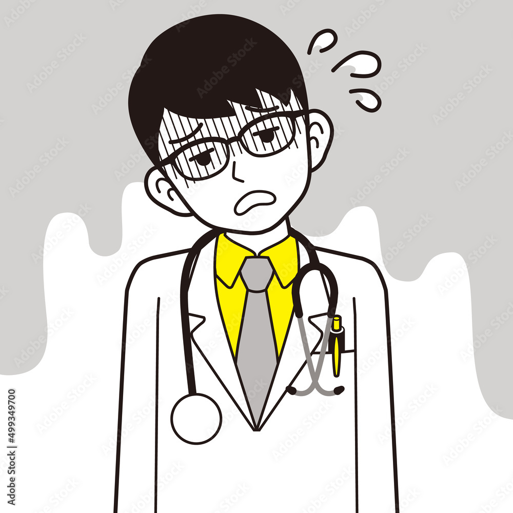疲れた男性医師