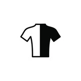 Shirt, Fashion, Polo, Clothes Solid Line Icon Vector Illustration Logo Template. Suitable For Many Purposes.