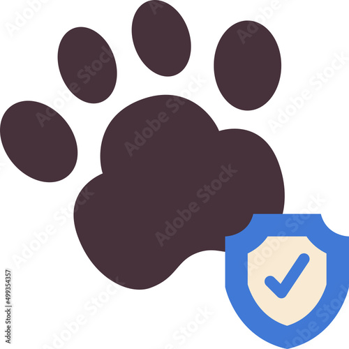 pet insurance flat icon