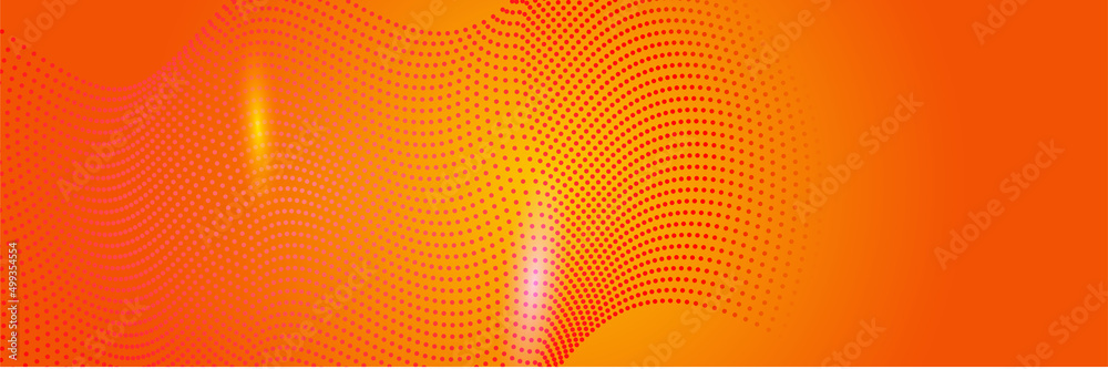 Modern minimal orange futuristic technology science background design . Abstract orange banner vector illustration. Yellow orange vector abstract graphic design. Banner Pattern background template.