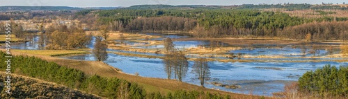 Fototapeta Naklejka Na Ścianę i Meble -  Wiosna nad rzeką Drwęcą