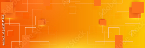orange background design . abstract orange banner vector illustration. Modern minimal orange futuristic technology science background design . Graphic design. Banner Pattern background template.