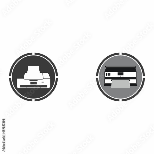 Free Download Printer icon vector symbol illustration background - GFXLoad