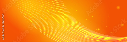 Modern colorful banner template. Yellow and orange banner design. futuristic technology science background design. Yellow orange vector abstract graphic design. Banner Pattern background template.