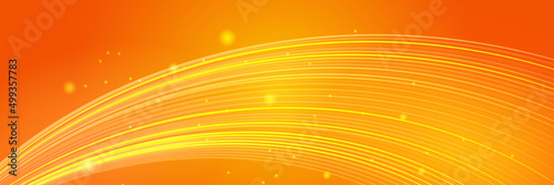 Modern colorful banner template. Yellow and orange banner design. futuristic technology science background design. Yellow orange vector abstract graphic design. Banner Pattern background template.