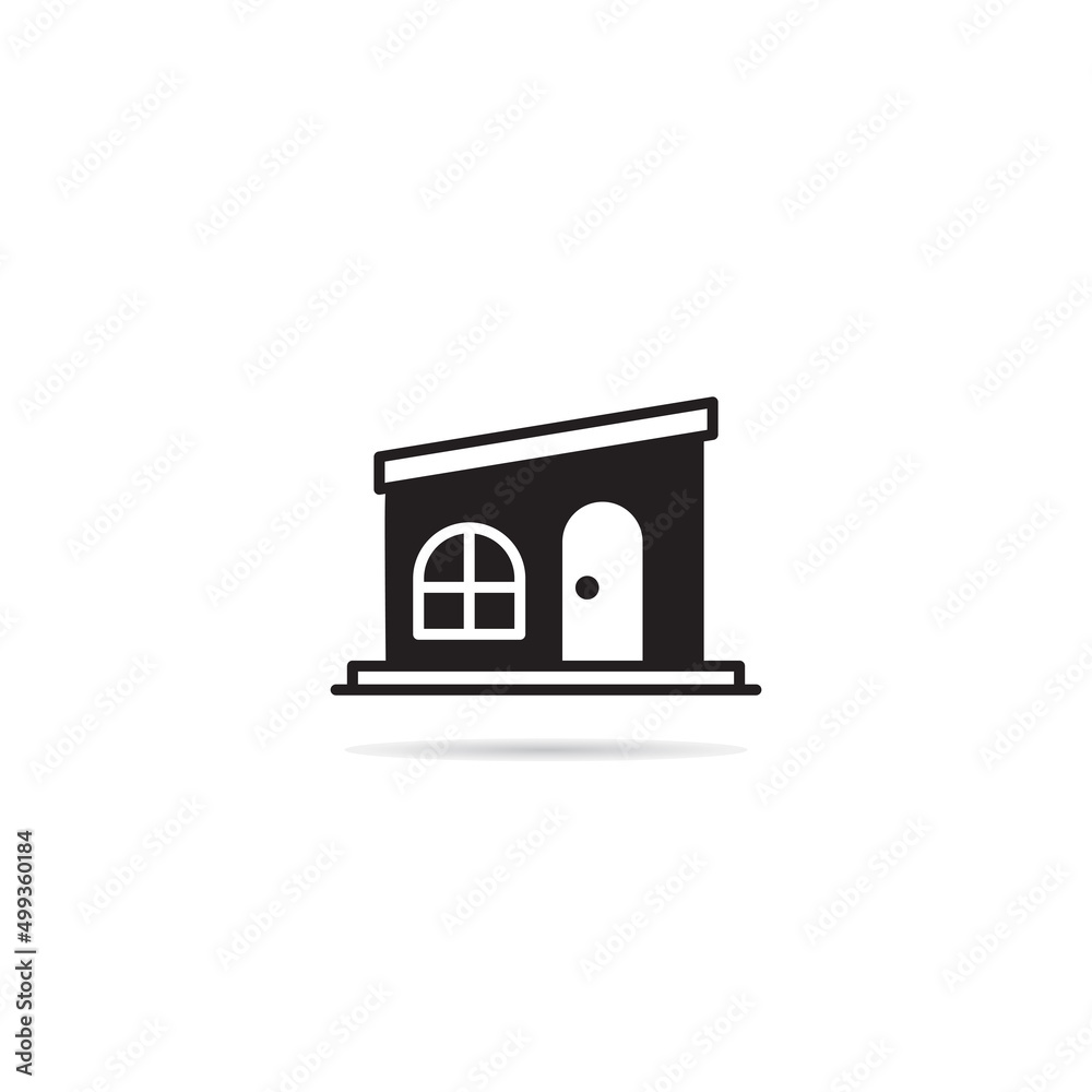 home building icon vector illustration home building icon vector illustration