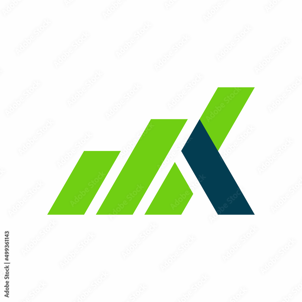 Initial Letter A Chart Bar Logo Design and Bussiness Card Vector Graphic Initial Letter A Chart Bar Logo Design and Bussiness Card Vector Graphic