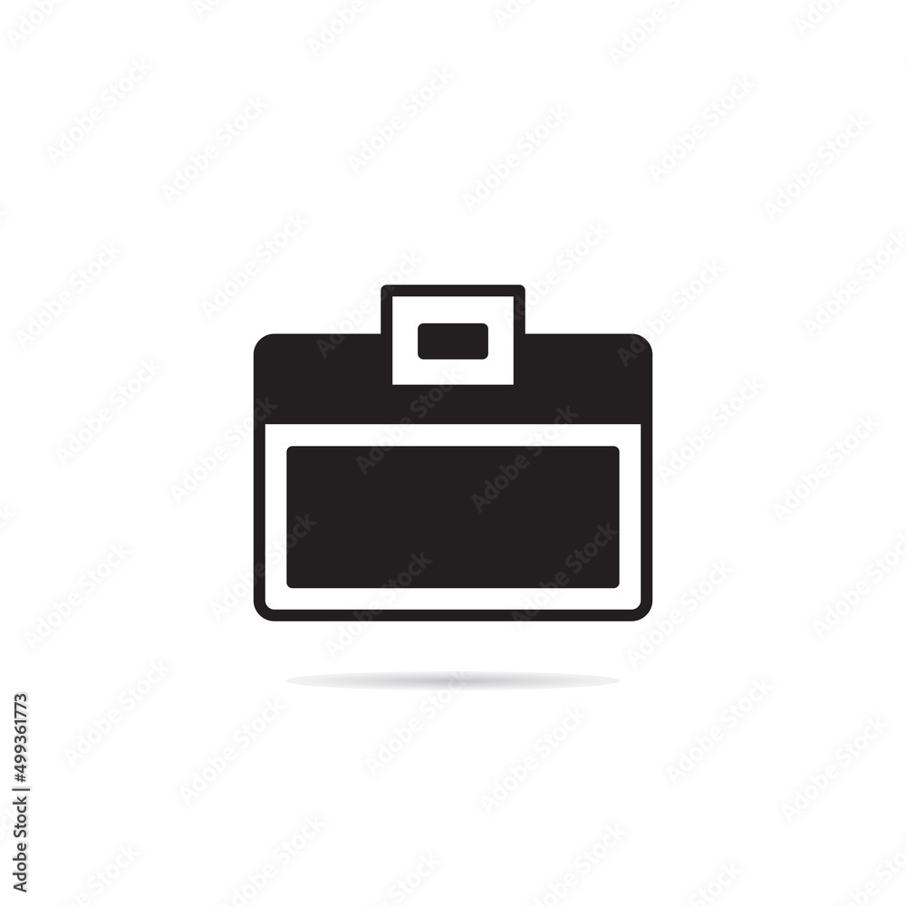 id and business card icon vector illustration id and business card icon vector illustration