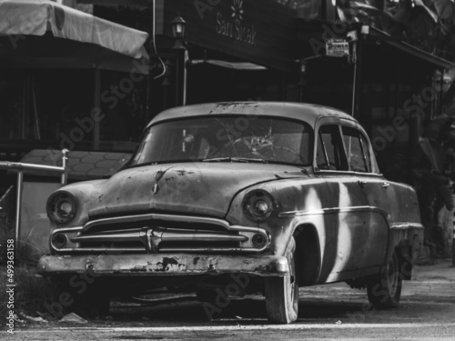 old car in the street © Bappy