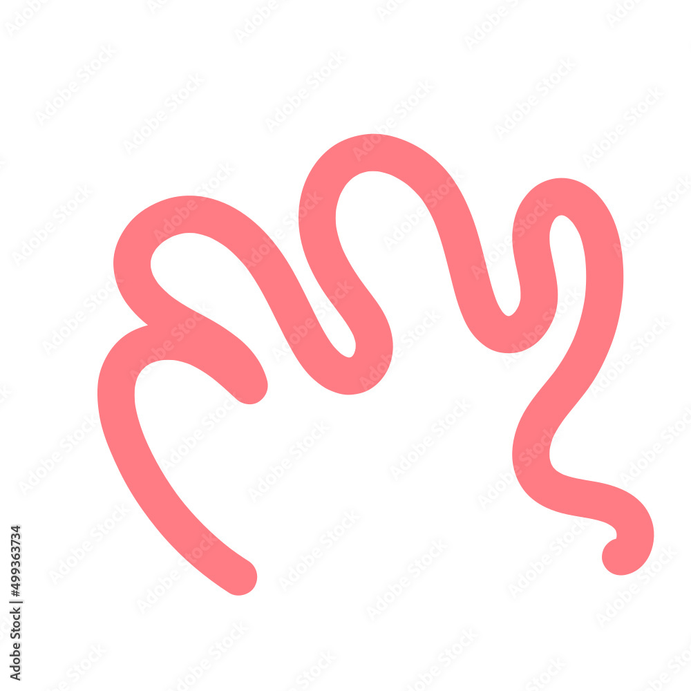 Abstract Organic Shape Vector Illustration Pink Abstract Organic Shape Vector Illustration Pink