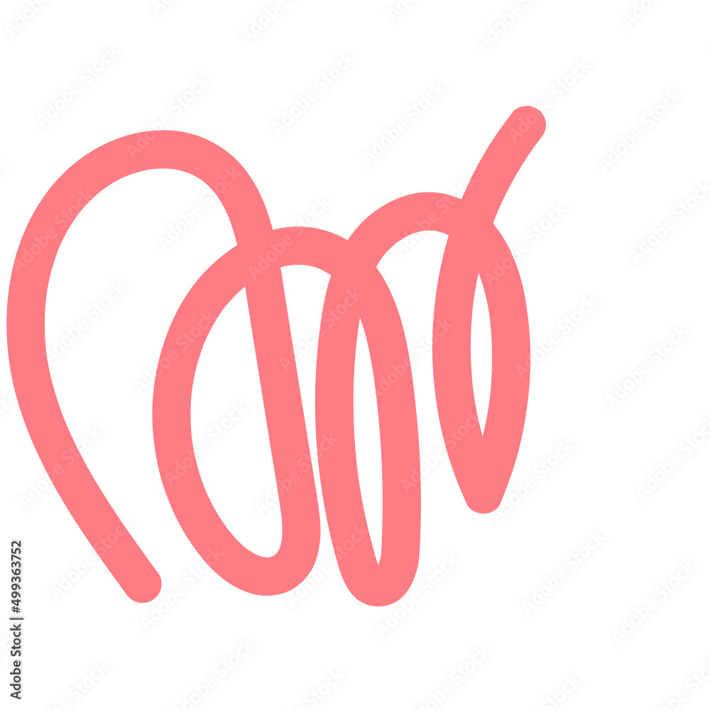 Abstract Organic Shape Vector Illustration Pink Abstract Organic Shape Vector Illustration Pink