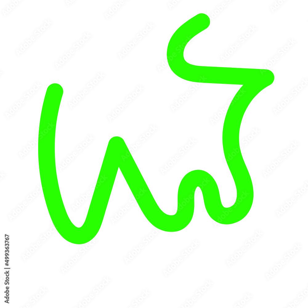 Abstract Organic Shape Vector Illustration Neon Green Abstract Organic Shape Vector Illustration Neon Green