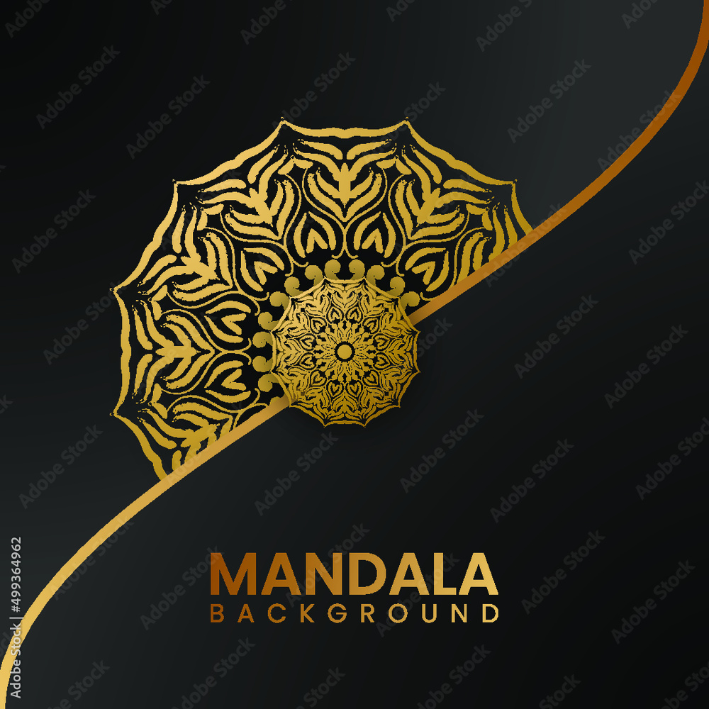 Luxury ornamental mandala background design with golden decoration. Luxury ornamental mandala background design with golden decoration.
