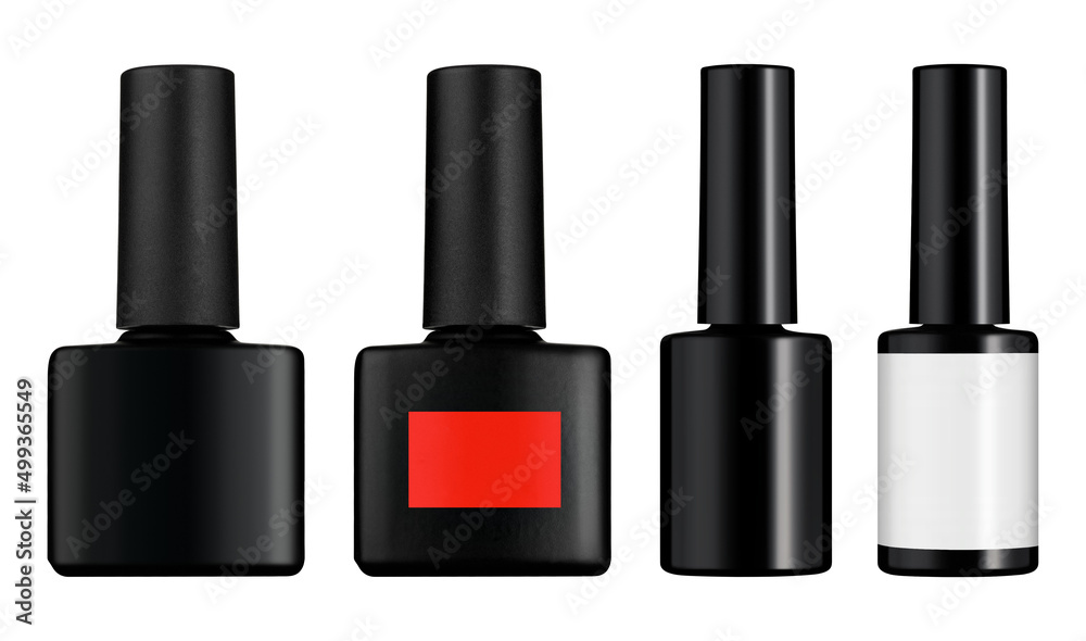 Obraz premium nail polish isolated on white