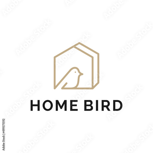 Bird House Logo Design Inspiration