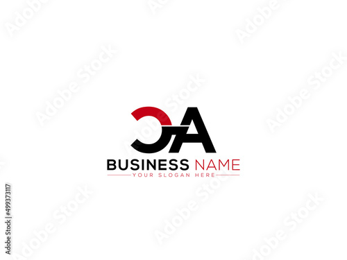 Colorful CA Logo Design, Creative Ca ac Letter Logo Icon Vector Image For Business