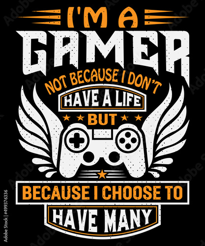 I am a gamer. Not because I don't have a life, but because I choose to have  many. Check out this wallpaper I made! : r/gaming