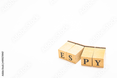 英単語　ブロック　ESPY