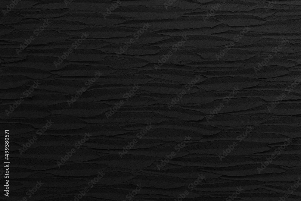 Fototapeta premium 黒い背景 コンクリート 壁紙 塗装 模様 外壁