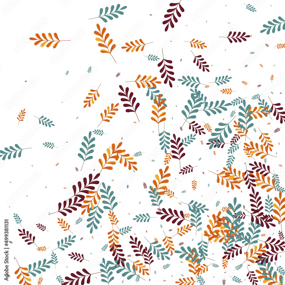 Red Leaf Background White Vector. Foliage Forest Design. Gold Herb. Brown Plant Isolated. Vibrant Texture. Red Leaf Background White Vector. Foliage Forest Design. Gold Herb. Brown Plant Isolated. Vibrant Texture.