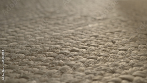 closeup shot of jute rug