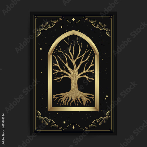 Mystical tree in other dimension