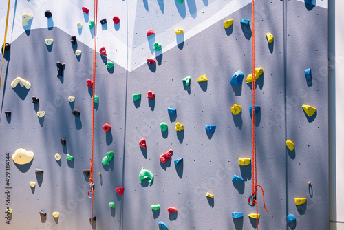 indoor climbing wall for practice